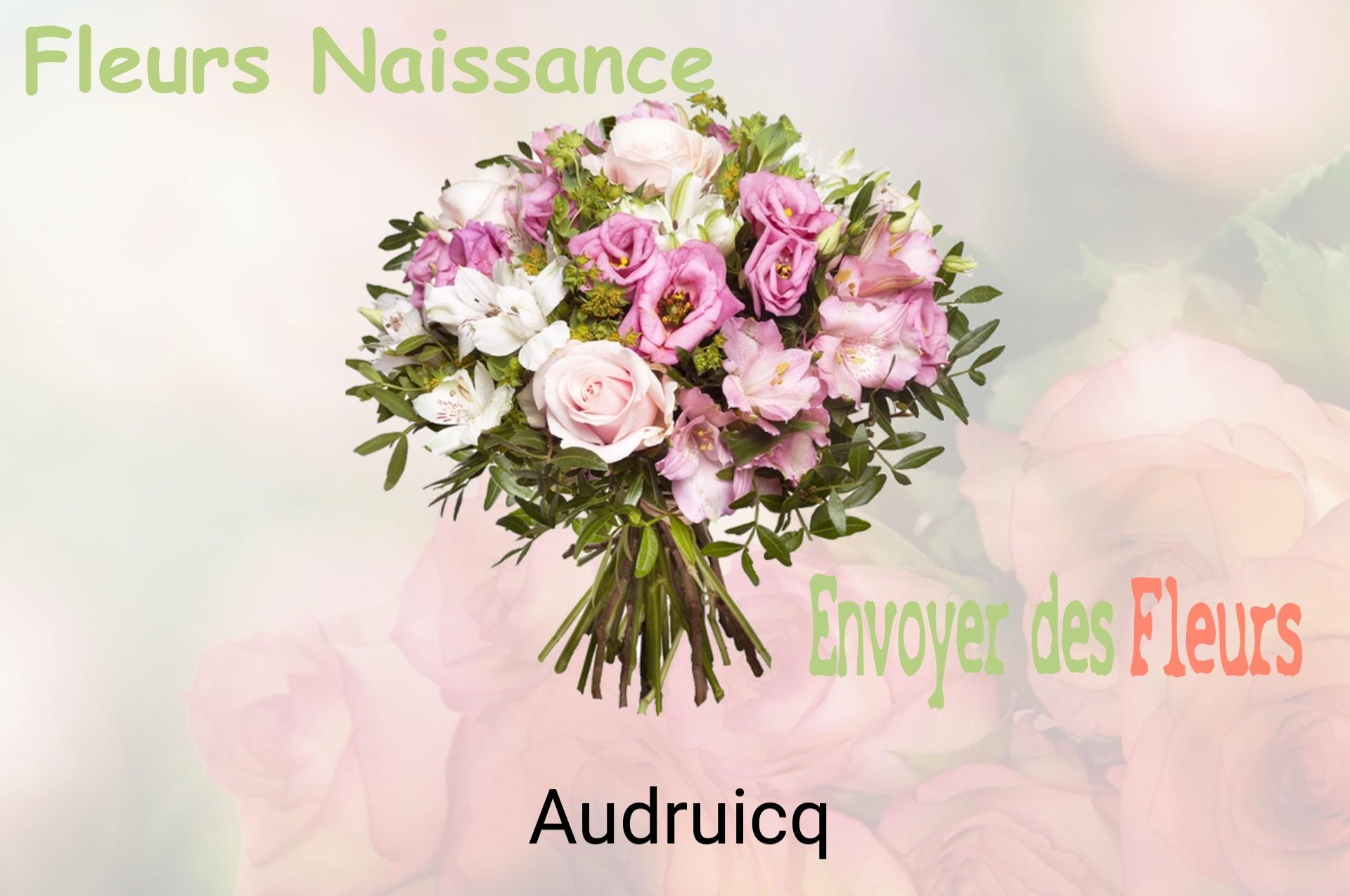 Bouquet de fleurs de naissance livré à Audruicq